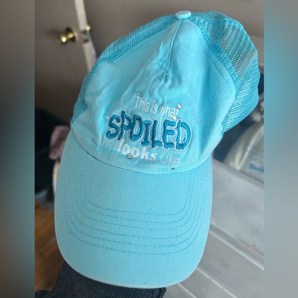 Blue Mesh Hat - Picture 1 of 1